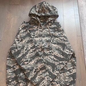 Palace Camo Zip Up Hoodie